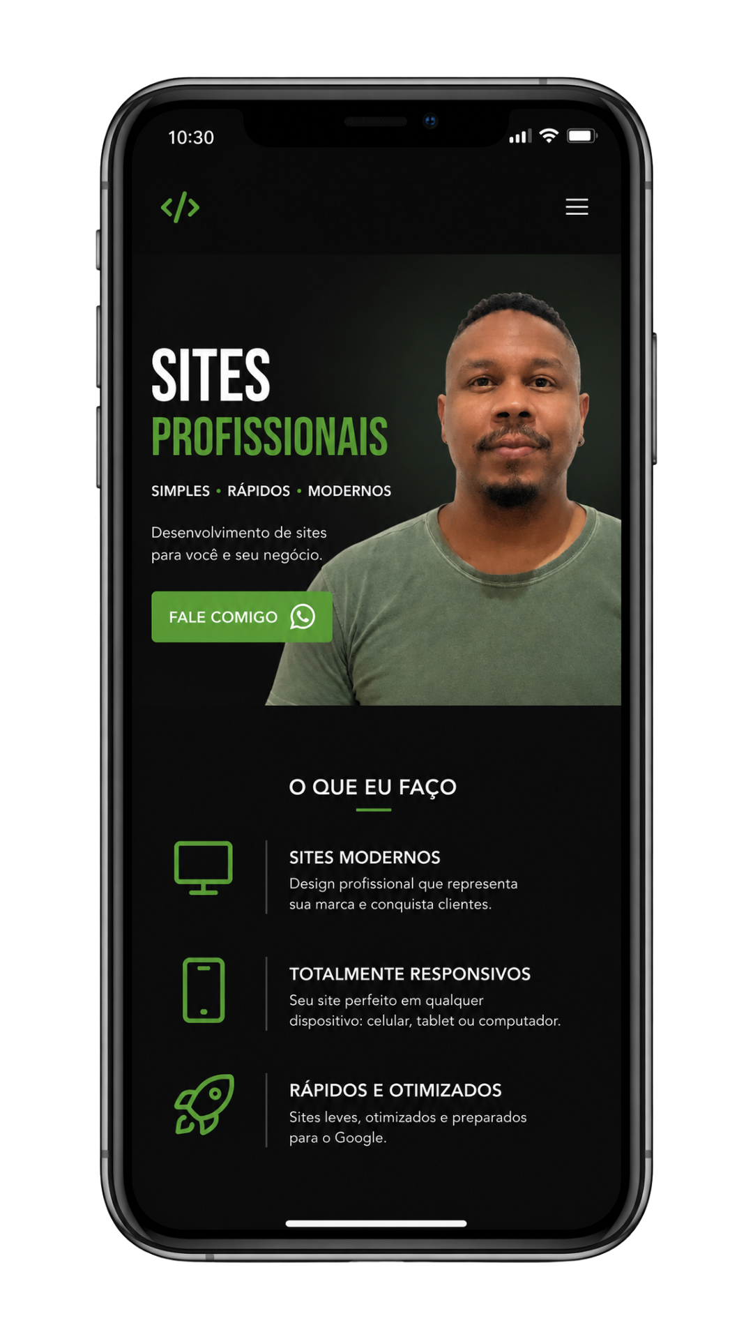 Fábio Araújo, desenvolvedor de sites